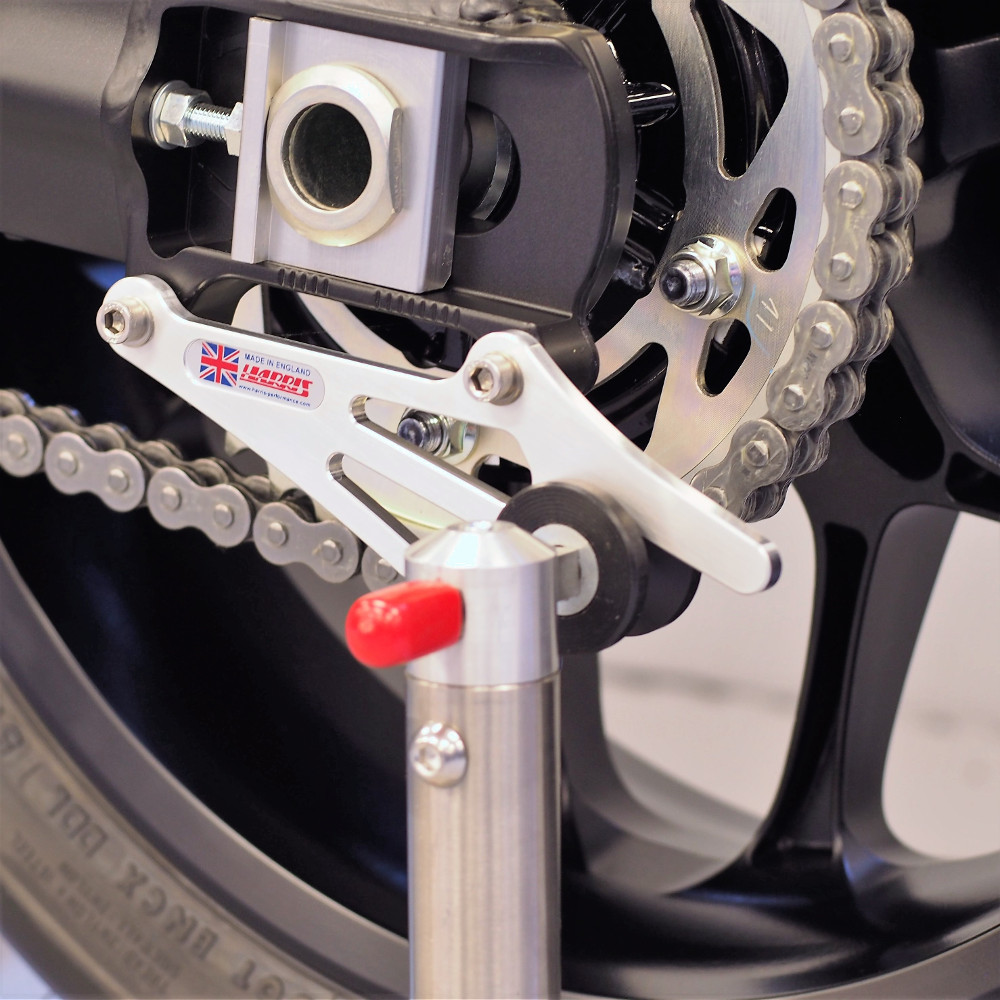 Harris Swingarm Yamaha Fit Lifter Brackets (Pair) Satin Silver eBay