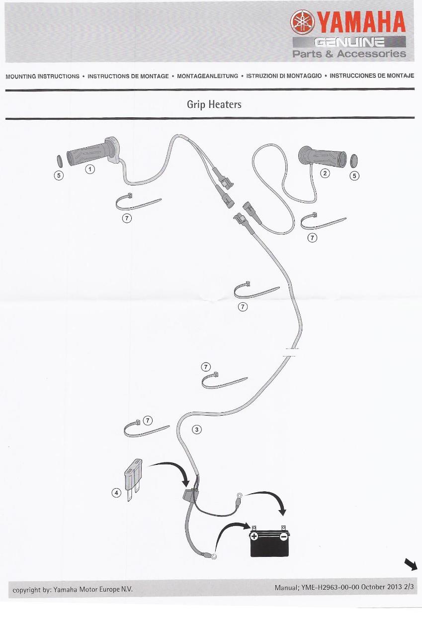 yamaha tracer heated grips